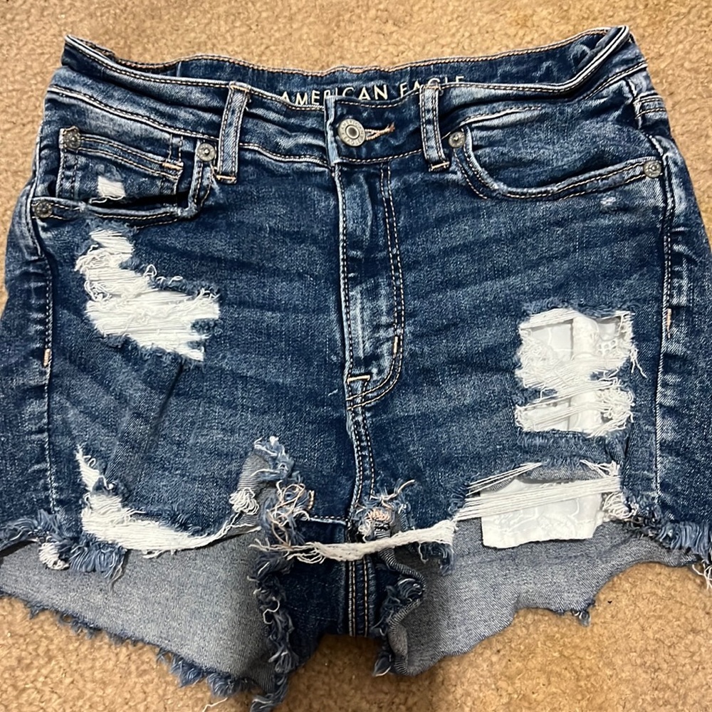 american eagle jean shorts